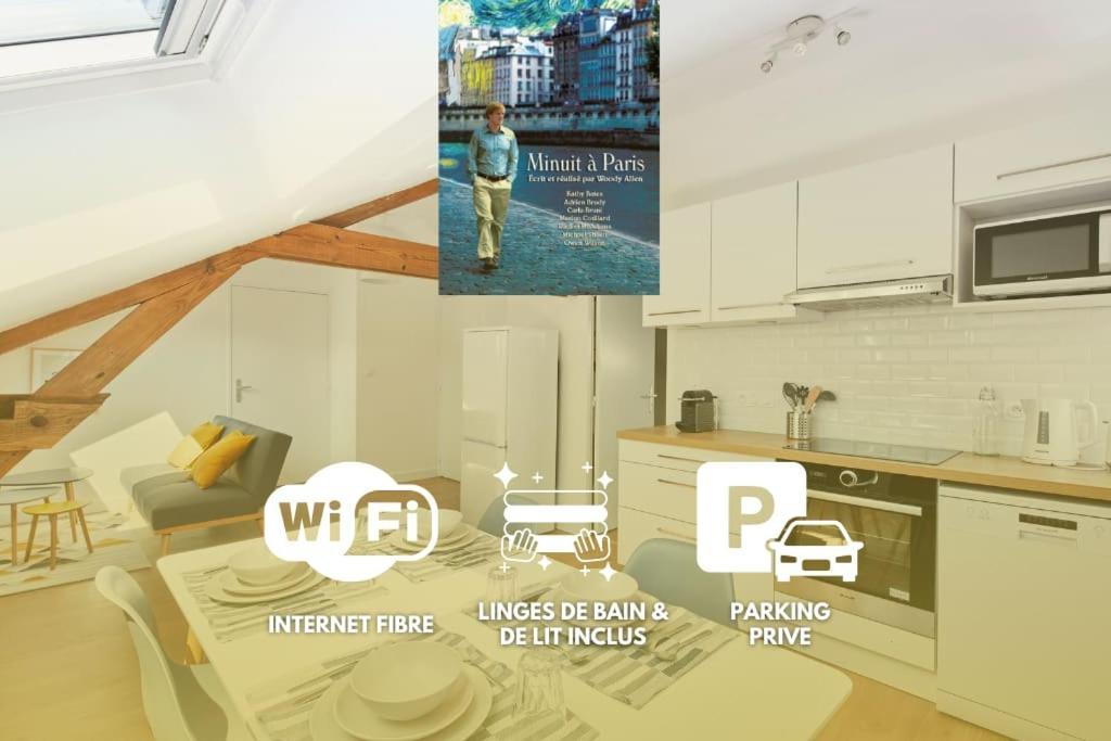 شقة Minuit A Paris - Wifi Fibre/Linge/Parking شاتوبرييّا المظهر الخارجي الصورة